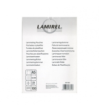 Пленка для ламинирования A8 LAMIREL 54*86мм (125мкм) глянец 100л.