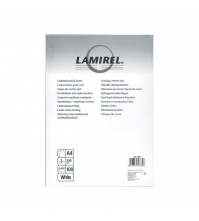 Обложка A4 LAMIREL Delta 250г/кв.м красный картон тиснение под кожу 100л.