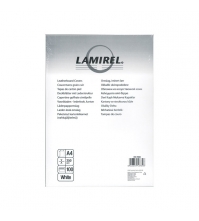 Обложка A4 LAMIREL Delta 250г/кв.м кремовый картон тиснение под кожу 100л.