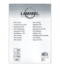 Обложка A4 LAMIREL Transparent 200мкм прозрачный пластик 100л.