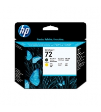 Печатающая головка ориг. HP C9384A (№72) матовая черная/желтая для T610/T1100/T1200
