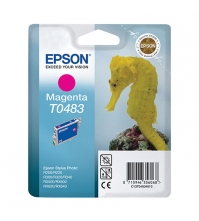 Картридж ориг. Epson T0483 пурпурный для R200/220/300/320/340/RX500/600/620 (13мл)
