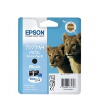 Картридж ориг. Epson T0731H, упак 2шт., черный для C79/C110/СХ3900/4900/5900 (2*11,1мл)