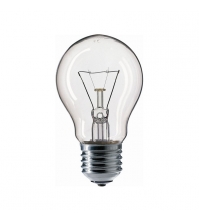 Лампа накаливания ЭРА A55 40W E27 230V CL прозрачная