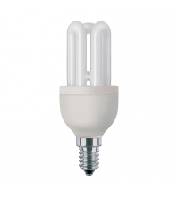 Лампа энергосберегающая PHILIPS 3U  8W 827 E14 230-240V