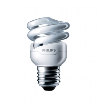 Лампа энергосберегающая PHILIPS Tornado spiral T2  8W 865 E27 230-240V
