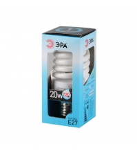 Лампа энергосберегающая ЭРА F-SP 20W 842 E27 холодный свет