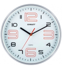 Часы настенные ход плавный SCARLETT SC-55B