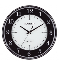 Часы настенные ход плавный SCARLETT SC-55DC
