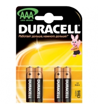 Элемент питания LR03 DURACELL BASIC LR03  4BL