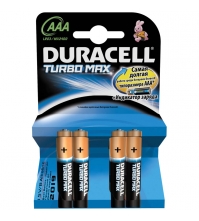 Элемент питания LR03 DURACELL TURBO MAX LR03  4BL