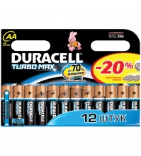 Элемент питания LR06 DURACELL TURBO MAX LR06 12BL