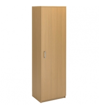 Шкаф для одежды однодверный с выдвижной штангой, 600*430*2030 мм, Стиль/Бук