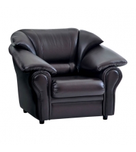 Кресло для отдыха Бриз, обивка экокожа чёрная