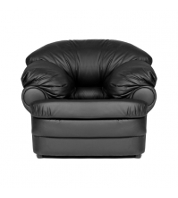 Кресло для отдыха Релакс, обивка terra 118 чёрный