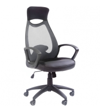 Кресло руководителя Chairman  840 PL, черный, ткань DW01/SW01 черная