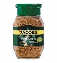 Кофе Jacobs Monarch 190 гр,растворимый сублимированный , стеклянная банка