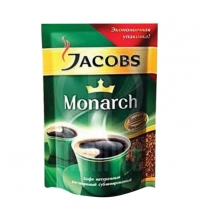 Кофе Jacobs Monarch растворимый 150г пакет