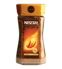 Кофе Nescafe Gold, растворимый, 190 гр, стеклянная банка