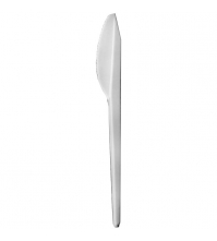 Ножи PACLAN PARTY пластик, белые 20,5см, 12шт/упак