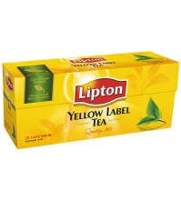 Чай Lipton Yellow Label, черный, 25*2г