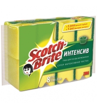 Губка для посуды с выемкой для пальцев Scotch-Brite® 8шт/упак, 7*9см