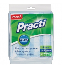 Салфетка PACLAN PRACTI микрофибра, 35*35 см, 5 шт.