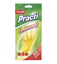 Перчатки резиновые PACLAN PRACTI Universal М, пара