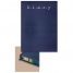 Бизнес-блокнот 128л. А5 7БЦ Синяя текстура, матовая ламинация, полноцв.запечатка блока, ляссе