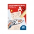 Бумага масштабно-координатная А3 20 л, голубая, в папке