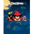 Дневник 1-11 кл. 40л. (твердый) Angry Birds, полноцв. печать, выборочный лак