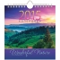 Календарь-домик POST- Прекрасные пейзажи, на гребне, с открытками, с ригелем, 2015