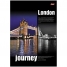 Тетрадь 100л. А4 клетка на спирали Journey London, выборочный лак, с карманом