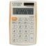 Калькулятор карманный SLD 10 разрядов, двойное питание, 64*105*9 мм, оранжевый