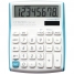Калькулятор настольный CDC 8 разрядов, двойное питание, 108*135*24 мм, голубой/белый