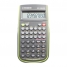 Калькулятор научный 10 разрядов, 128 функций, питание от батарейки, 78*153*12 мм, черный/зеленый