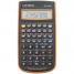 Калькулятор научный 10+2 разрядов, 165 функций, питание от батарейки, 78*150*13 мм, черный/оранжевый