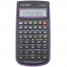 Калькулятор научный 10+2 разрядов, 165 функций, питание от батарейки, 78*153*12 мм, черный/фиолетовы