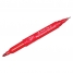 Маркер перманентный двухсторонний красный, пулевидный, 0,8-2,2 мм