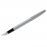 Ручка перьевая Silk Prestige синяя,  0,8мм, корпус хром, пластик.футляр