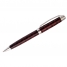 Ручка шариковая Delucci черная, 0,8мм, корпус рубиново-черный, механизм поворотный, инд.уп.