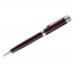 Ручка шариковая Delucci черная, 0,8мм, корпус черно-красный/хром, механизм поворотный, инд. уп.