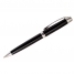 Ручка шариковая Delucci черная, 0,8мм, корпус черный/хром, механизм поворотный, инд. уп.