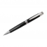 Ручка шариковая Delucci черная, 1мм, корпус черный/хром, механизм поворотный, инд. упак.