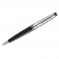 Ручка шариковая Expert Deluxe Black CT синяя, 1мм, корпус черный/хром, поворотн., подар.уп.