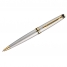 Ручка шариковая Expert Stainless Steel GT синяя, 1мм, корпус хром/золото, поворотн., подар.уп.