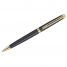 Ручка шариковая Hemisphere Matt Black GT синяя, 1мм, корпус черный/золото, поворотн., подар.уп.