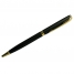 Ручка шариковая Sonnet Slim Matte Black GT черная, 0,7мм, корпус черный/золото, подар.уп