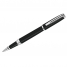 Ручка-роллер Exception Slim Black Lacquer ST черная, 1мм, корпус черный/хром, подар.уп