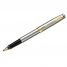 Ручка-Роллер Sonnet Stainless Steel GT черная, 0,5мм, корпус хром, подар. упак.